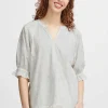 Bygenna White Cotton Blouse