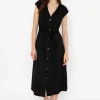 Byilini Black Midi Dress