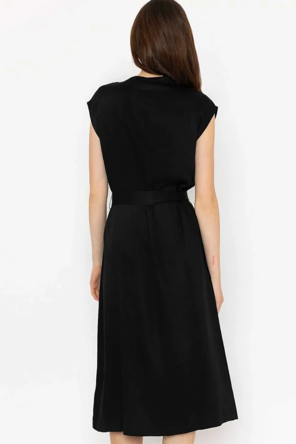 Byilini Black Midi Dress
