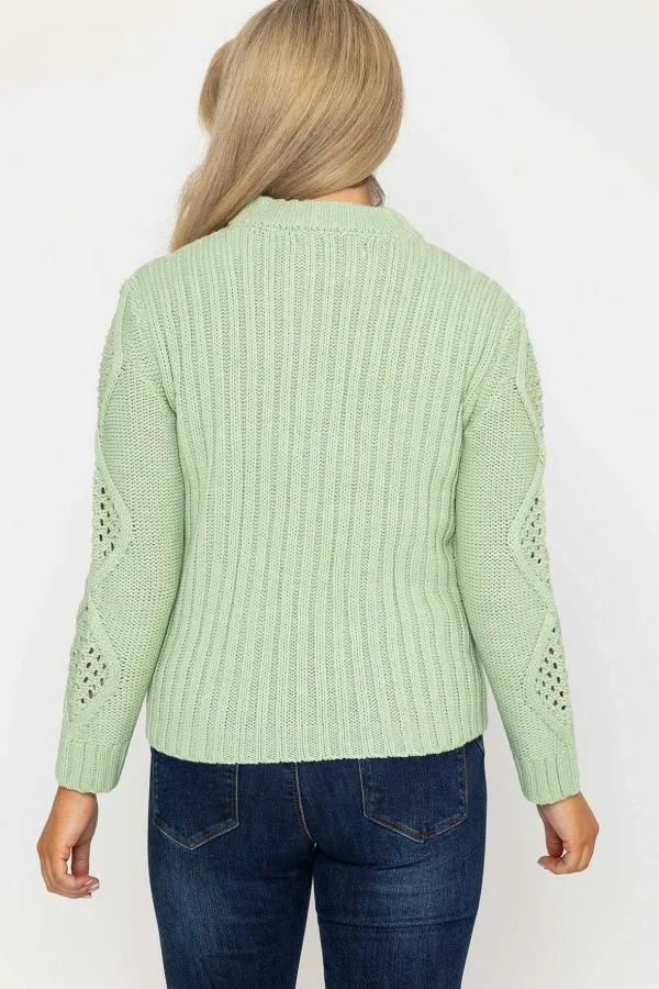 Cable Knit Crew Neck