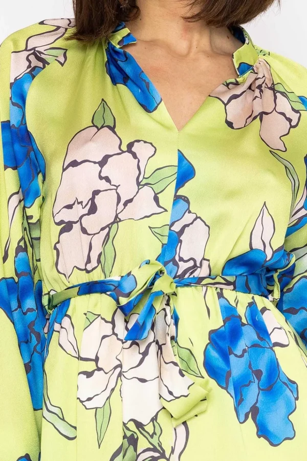 Carolina Green Knee Length Dress