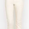 Casual Jean Pants In Ecru