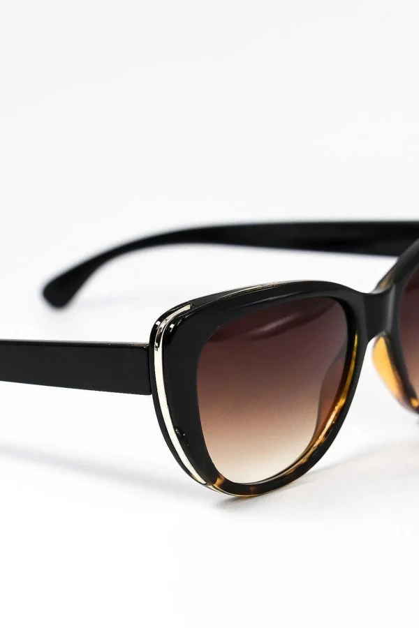 Cateye Sunglasses In Brown