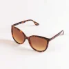 Cateye Tortoise Shell Frame Sunglasses