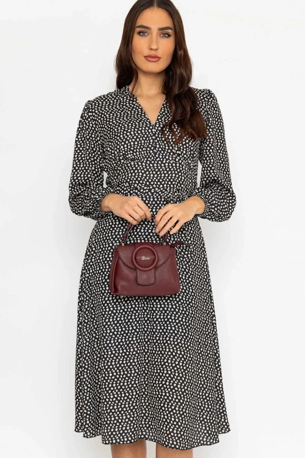 Celia Crossbody Bag In Burgundy