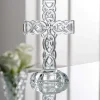 Celtic Design Glass Cross