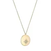 Centre Star Necklace In Gold