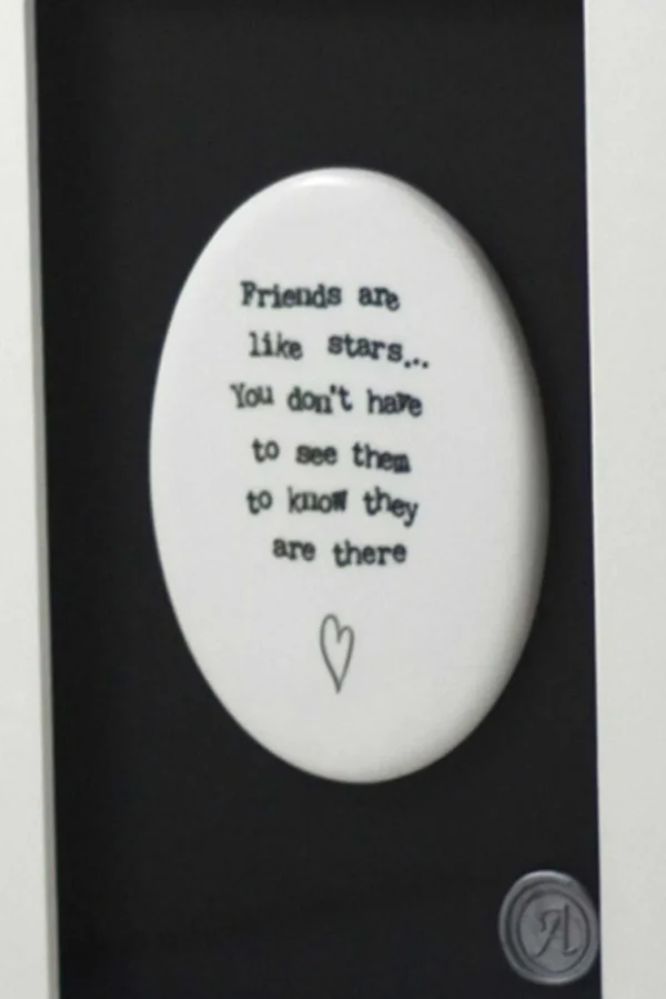 Ceramic Art- Friends Are Like Stars