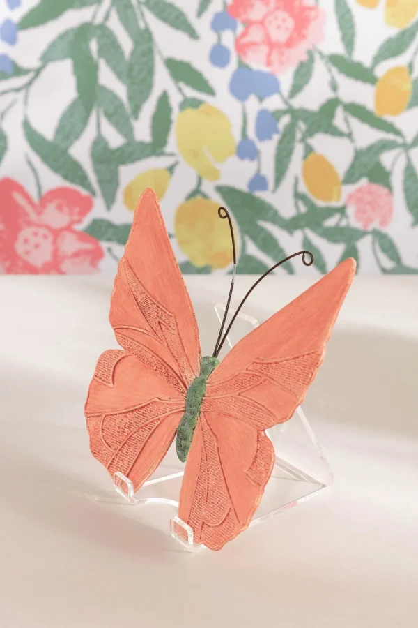Ceramic Butterfly Wall Plaque
