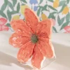 Ceramic Clematis Wall Plaque