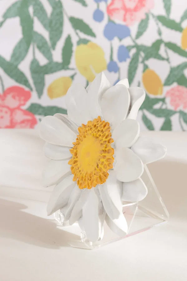 Ceramic Daisy Wall Plaque