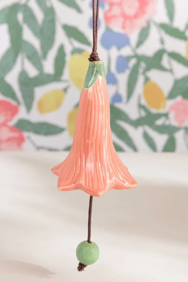 Ceramic Flower Bell Decoration