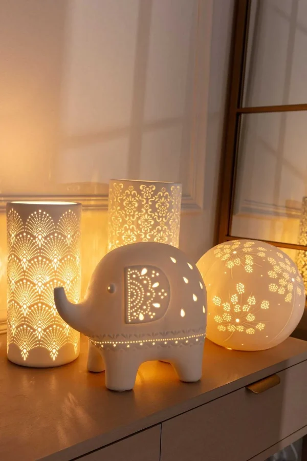 Ceramic Led Dandelion Globe
