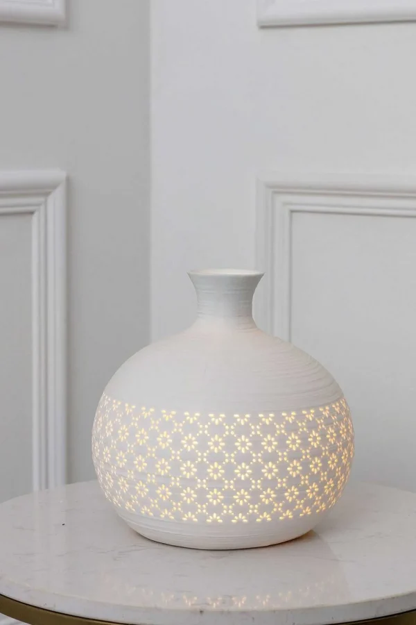 Ceramic Led Vase Table Lamp