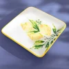 Ceramic Lemon Square Plate