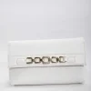 Chain Detail Clutch In White