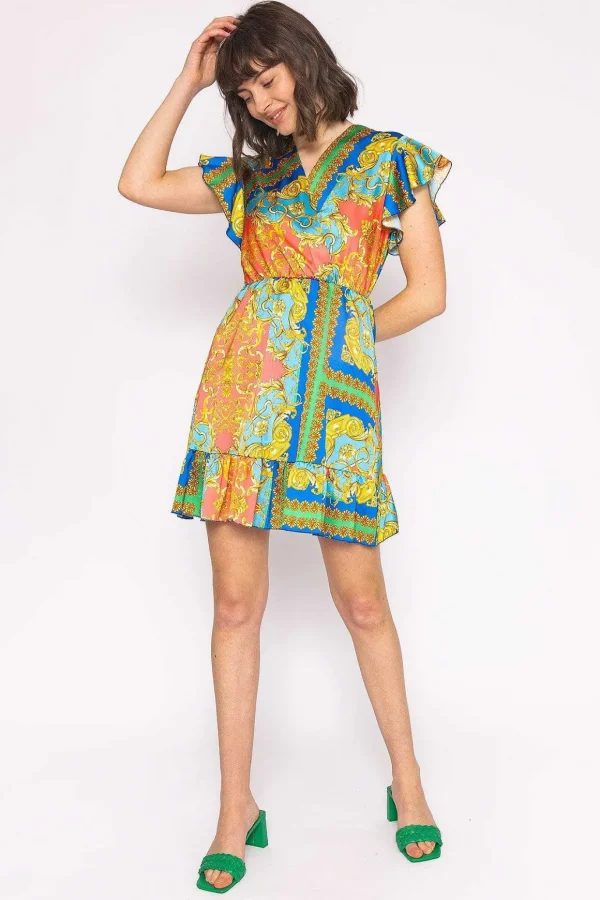 Cheryl Dress In Multi Print