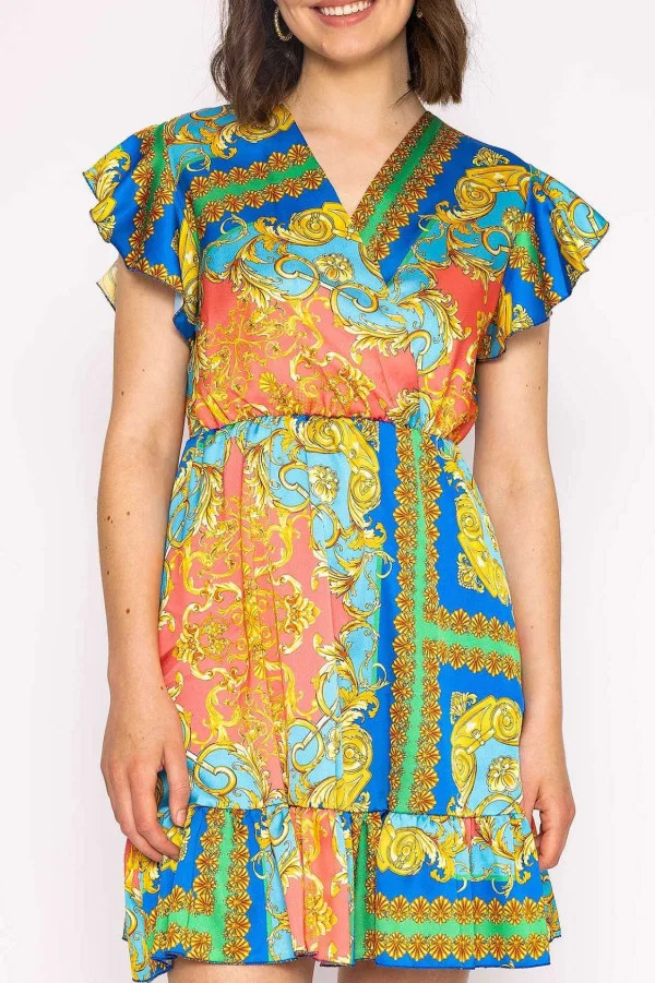 Cheryl Dress In Multi Print