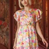 Cheryl Mini Dress In Multi Print