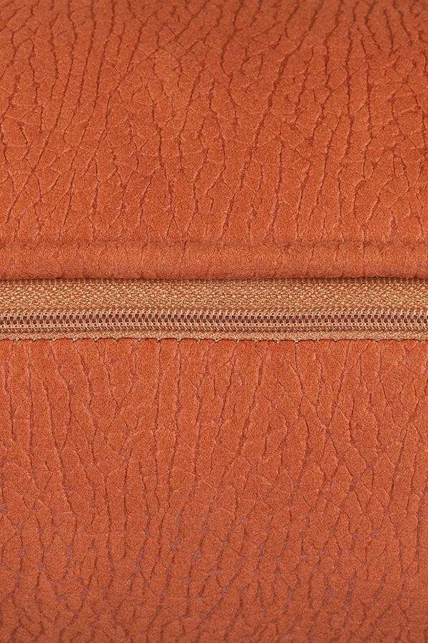 Chloe Orange Textured Cushion