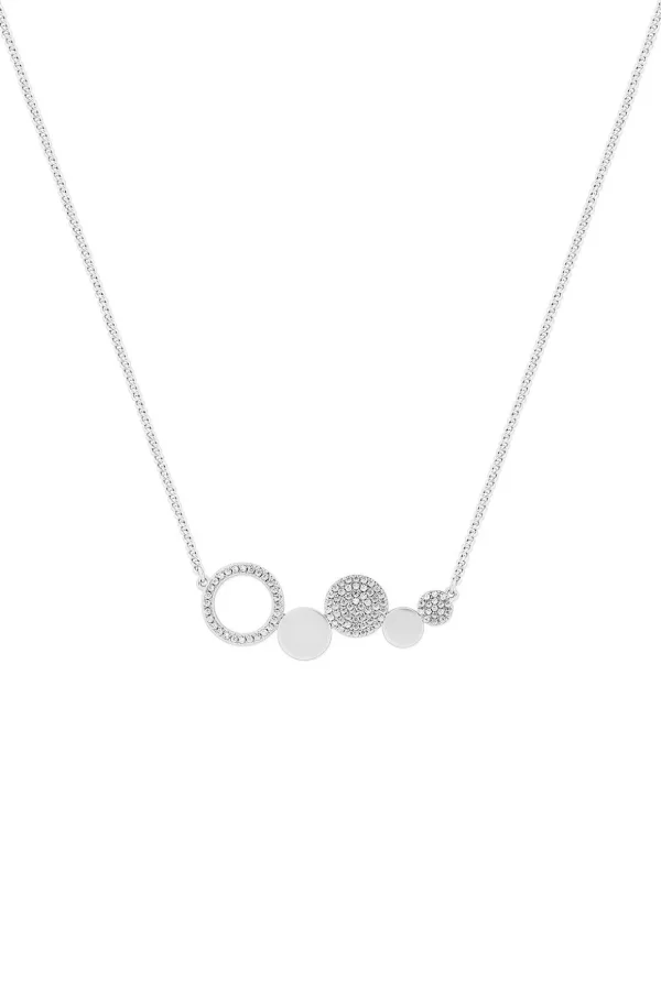 Circle Pave 5 Circle Pendant