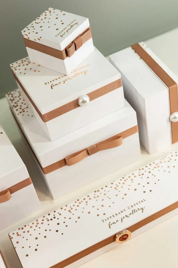 Circle Pave Rose Gold Stud Earrings