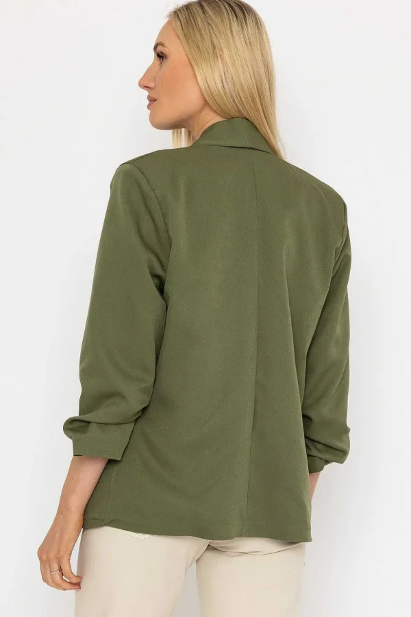 Classic Blazer In Khaki