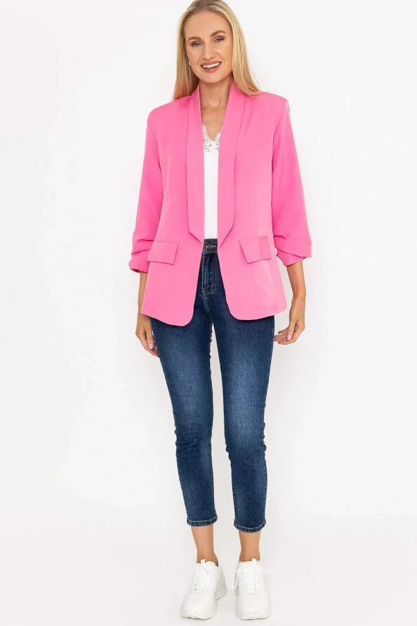 Classic Blazer In Pink