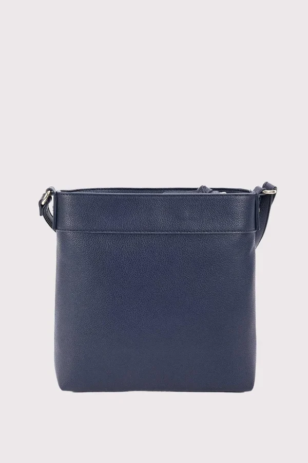 Classic Crossbody Front Zip Bag In Navy