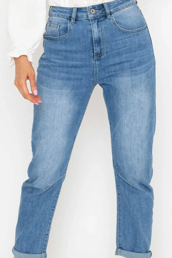Classic High Waisted Denim Jeans