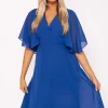 Cobalt Angel Sleeve Dress