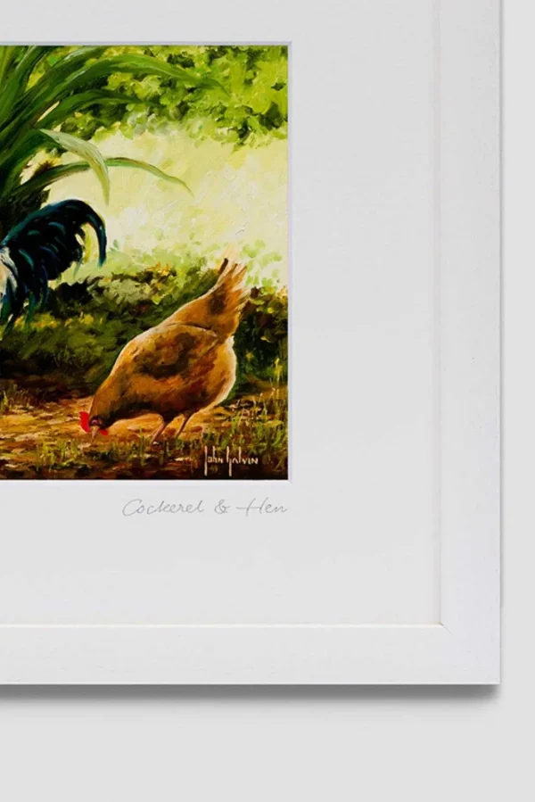 Cockerel And Hen Wall Art