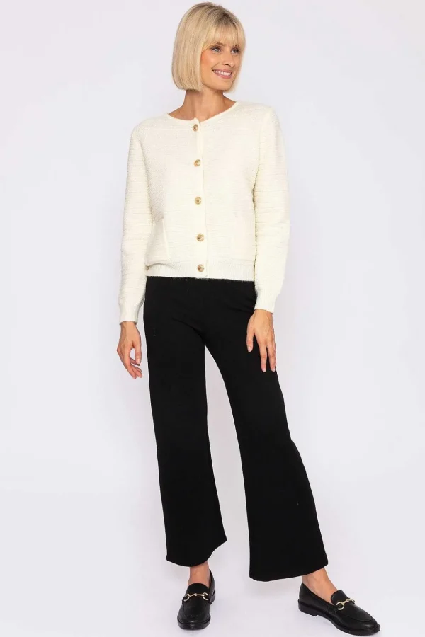 Coco Cardigan In Ecru