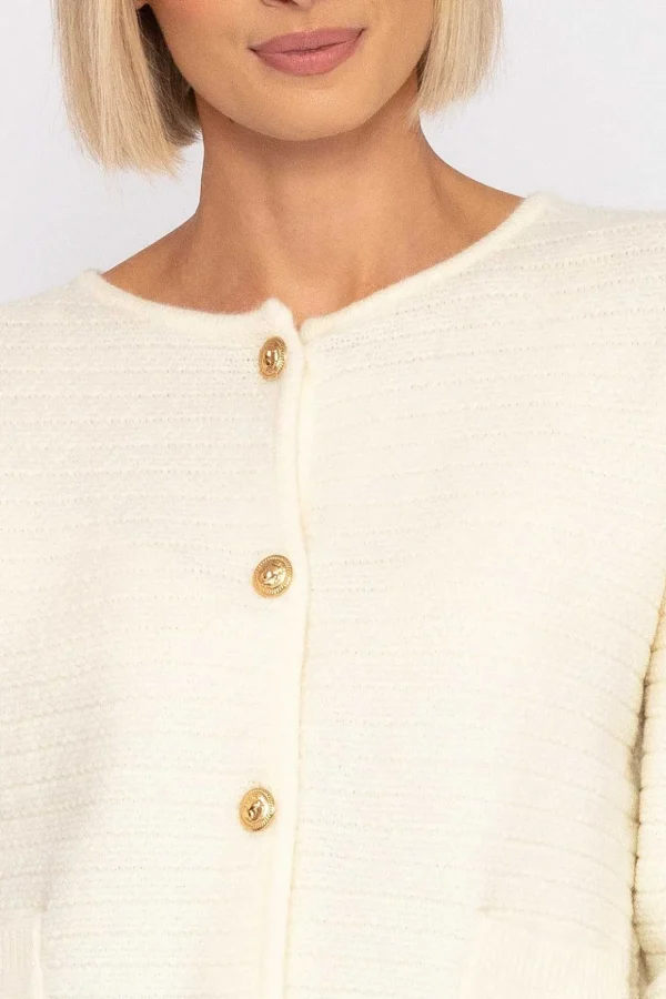 Coco Cardigan In Ecru