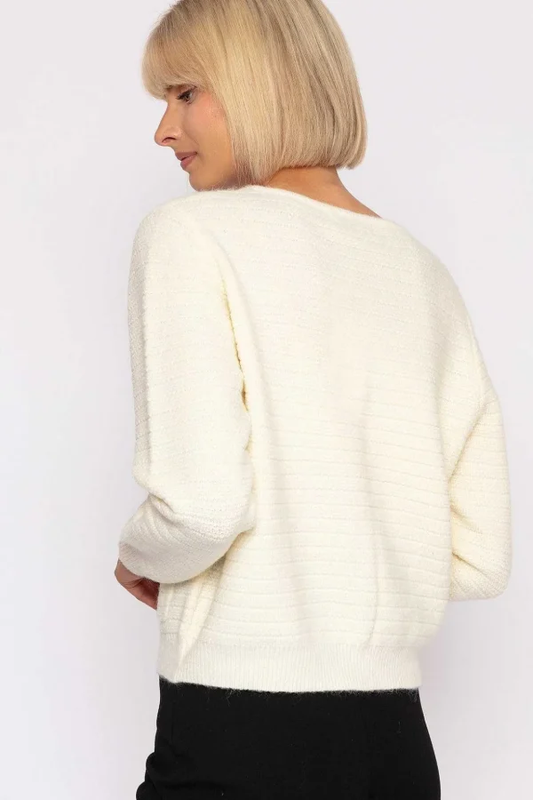 Coco Cardigan In Ecru