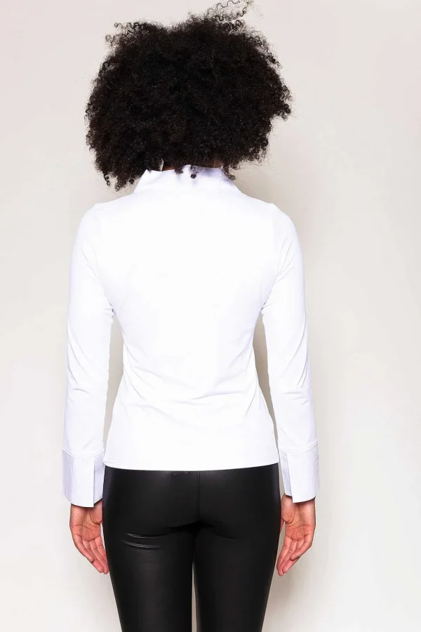Collar Shirt In White