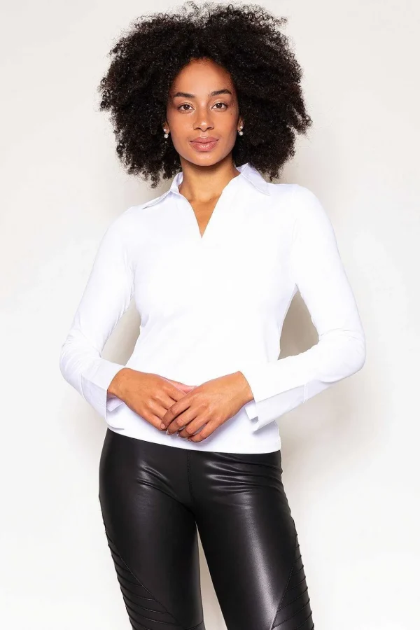 Collar Shirt In White