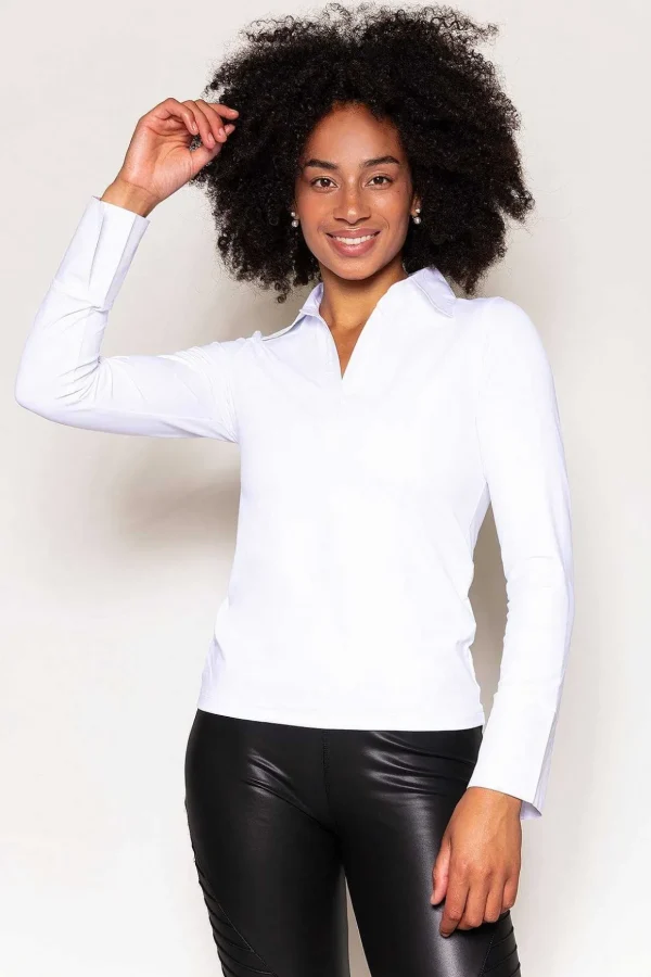 Collar Shirt In White