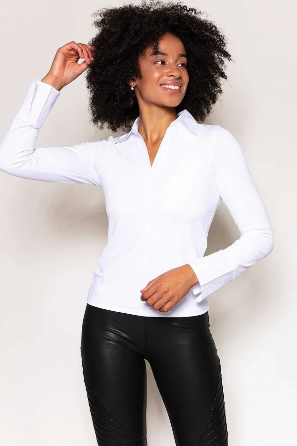 Collar Shirt In White