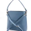 Colour Block Tote In Blue