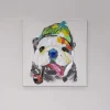 Colourful Dog Canvas Wall Art