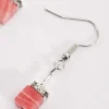Coral Beaded Earrings