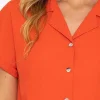 Coral Camp Collar Shirt
