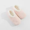 Cosy Knit Slipper Sock In Pink