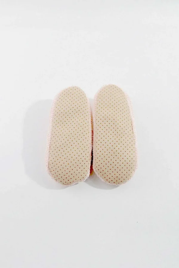 Cosy Knit Slipper Sock In Pink