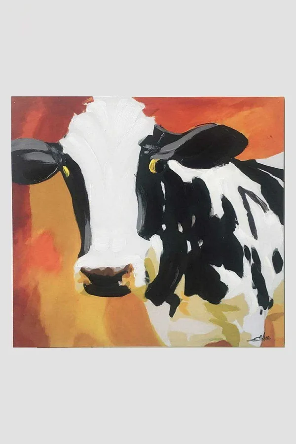 Cow Canvas Art Wall Decor