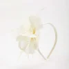 Cream Feather Flower Fascinator
