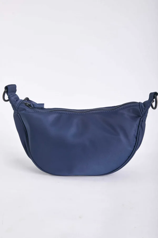 Crescent Shape Crossbody In Navy