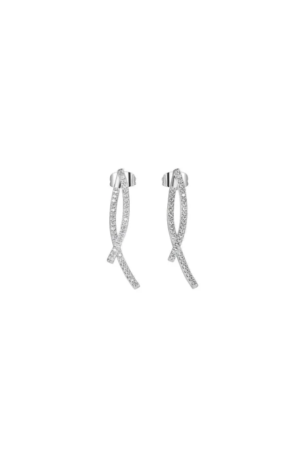 Cross Over Earrings
