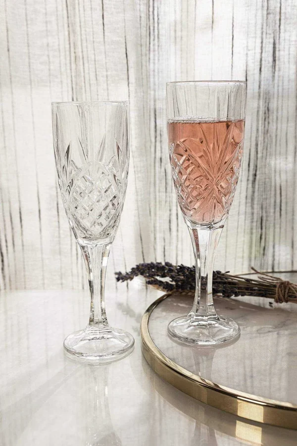 Crystal Champagne Glass Set